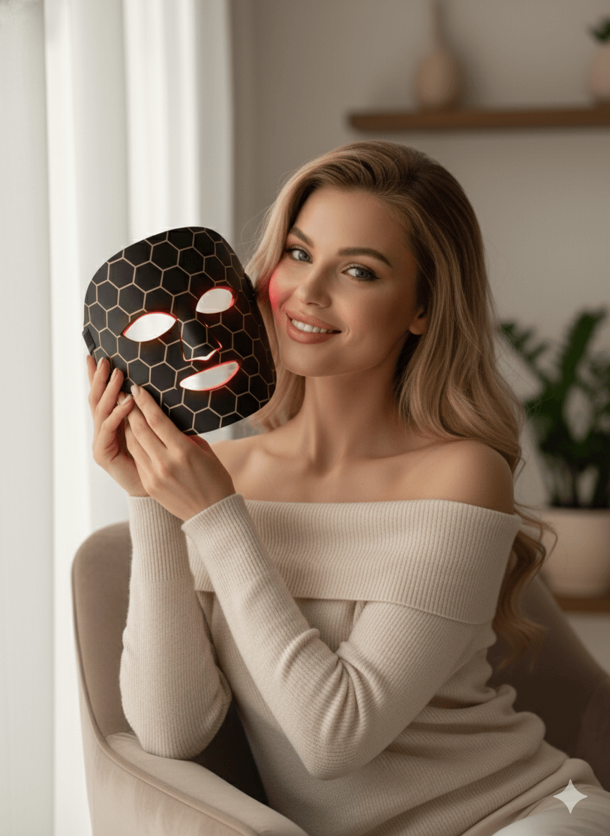 Love my results after 6 weeks with LED THERAPY MASK!